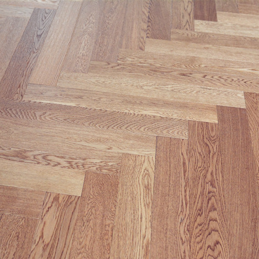 Natural Xylosma Oak Zigzag Herringbone Hard Wax Oiled Engineered Wood Flooring