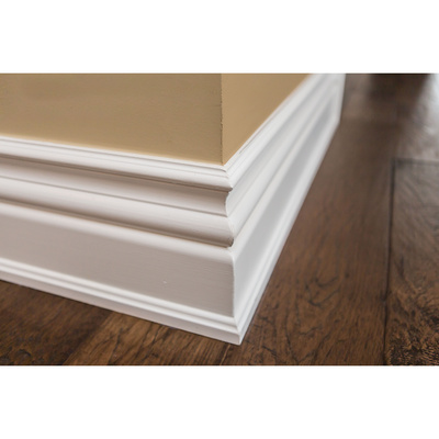 USA Trims Solid Wood Mouldings White Primed Door Casing MDF Baseboard Mouldings for Hous