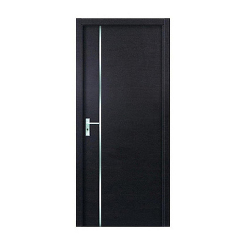 2020 New Material Popular Solid Wood Doors Interior Doors with Aluminium Strips inlay