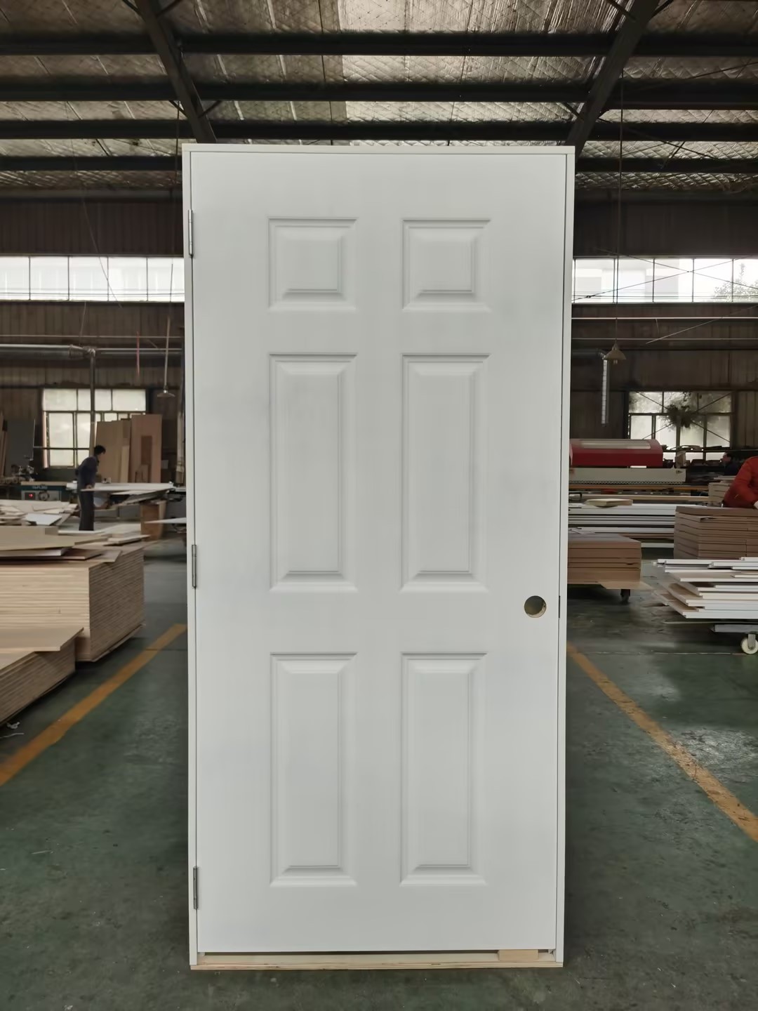 solid core 4 panel 36x 96 inch interior mdf moulded wooden door for houses