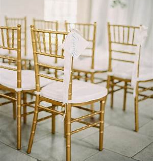 Wholesale Wedding Hotel Commercial Event Gold Plastic Resin Chiavari Wed Chairs for Sale