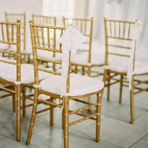 Wholesale Wedding Hotel Commercial Event Gold Plastic Resin Chiavari Wed Chairs for Sale