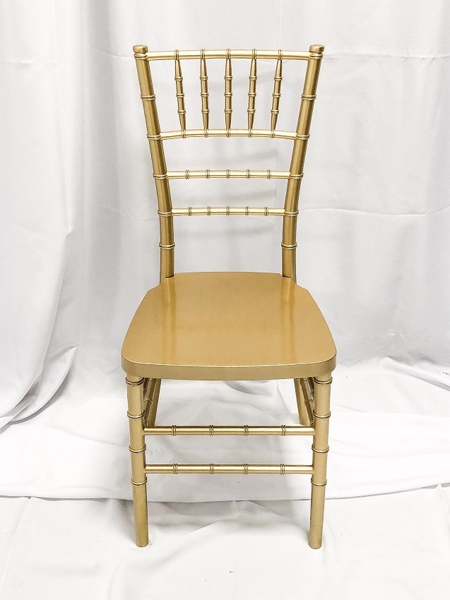 Wholesale Wedding Hotel Commercial Event Gold Plastic Resin Chiavari Wed Chairs for Sale