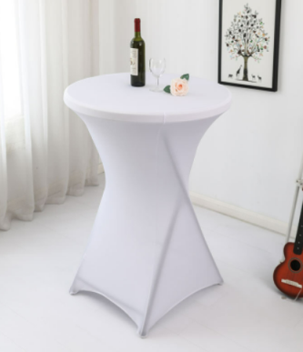 Dia 60cm  Party Wedding Bistro Folding Plastic Foldable White Cocktail Bar Tables