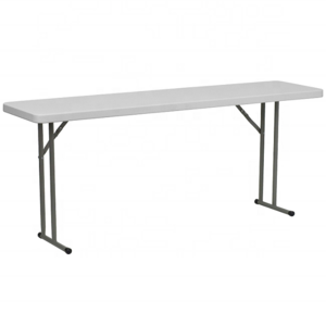 Wholesale 180cm Large Capacity Training White Plastic Folding Seminar Table and Chairs