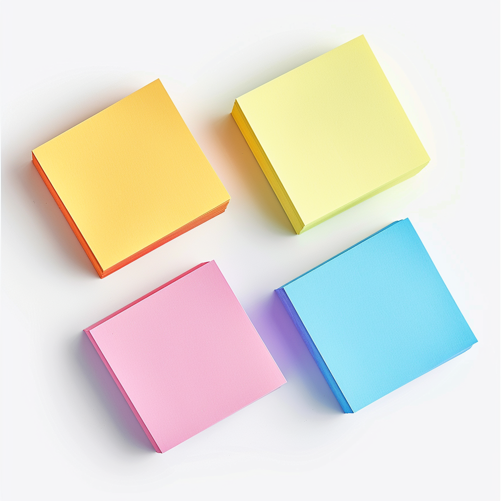 School stationery store custom sticky notes 3x3 memo pads sticky message lined notes