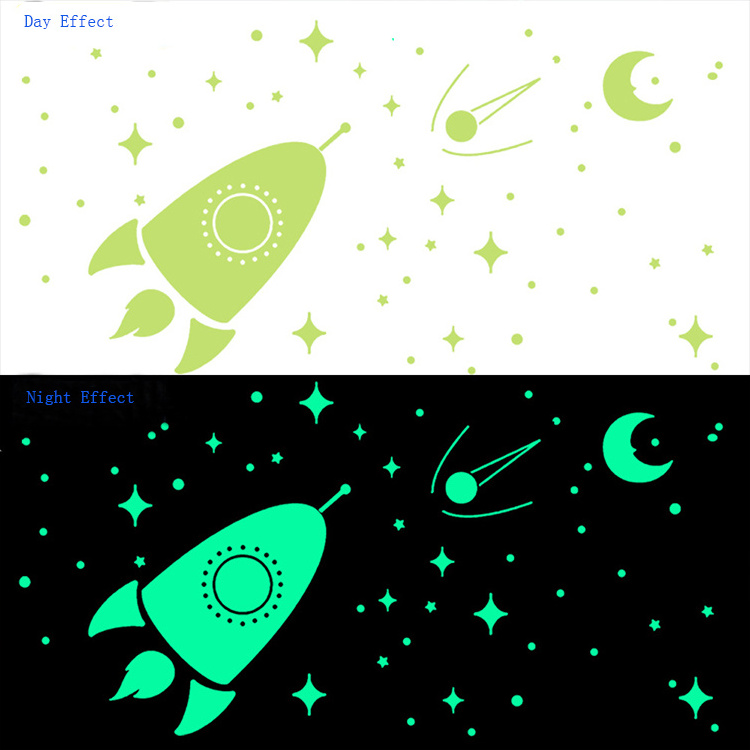 Home Decorated Glow Stickers In The Dark 3d Stars Glow In The Dark Stick Wall Stickers