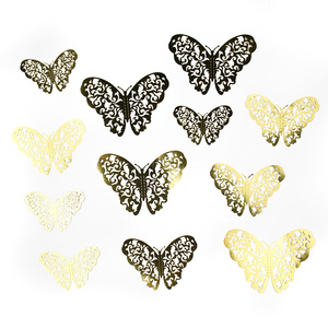 Wholesale Cheap 3d Butterfly Wall Stickers Home Decoration Diy Laser Butterfly Wall Sticker