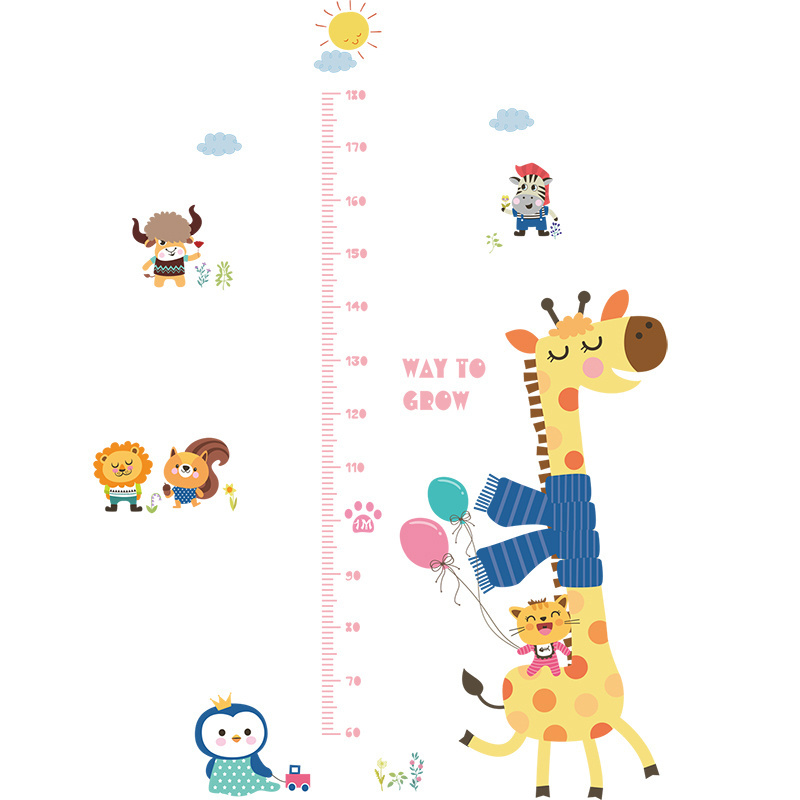 Animal Decoration Sticker Wall Art Stickers Decoration Giraffe Decor Kids