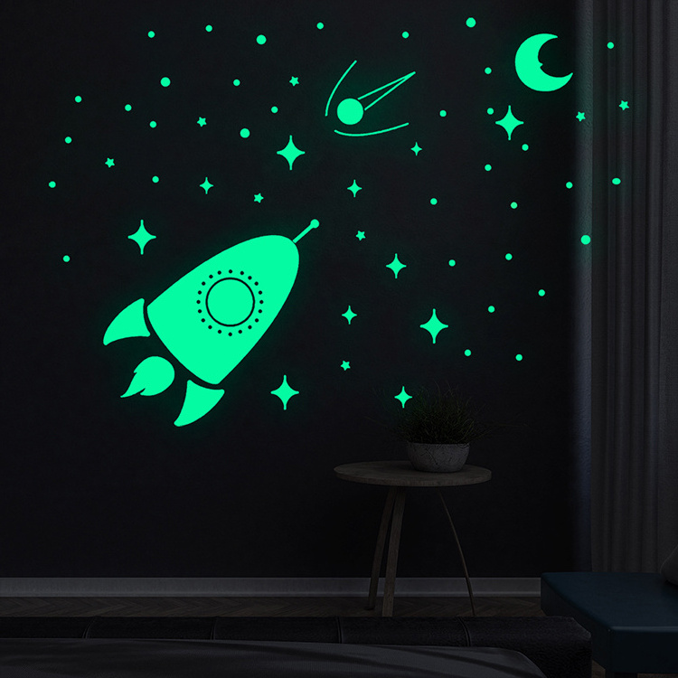 Home Decorated Glow Stickers In The Dark 3d Stars Glow In The Dark Stick Wall Stickers