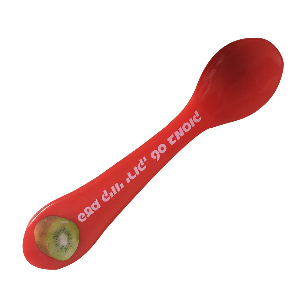 Custom Logo Disposable Ice Cream Scoop Cheap Plastic Disposable Spoons