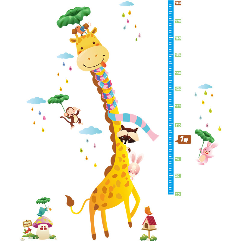 Animal Decoration Sticker Wall Art Stickers Decoration Giraffe Decor Kids