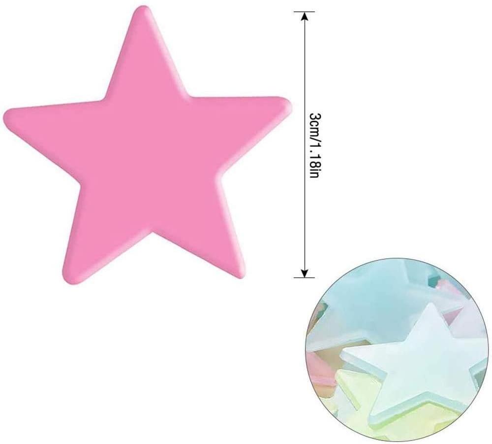 High Quality custom Bedroom wall Art Decorations glow in dark star ceiling stickers