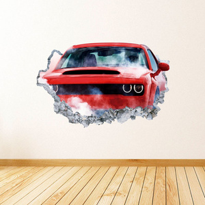 Custom 3D Wall Stickers Home Decor Self-adhesive Wallpaper Doordash Sticker