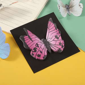 New Design Butterfly sticky notes custom colour sticky note pad fancy Paper sticky notes for students