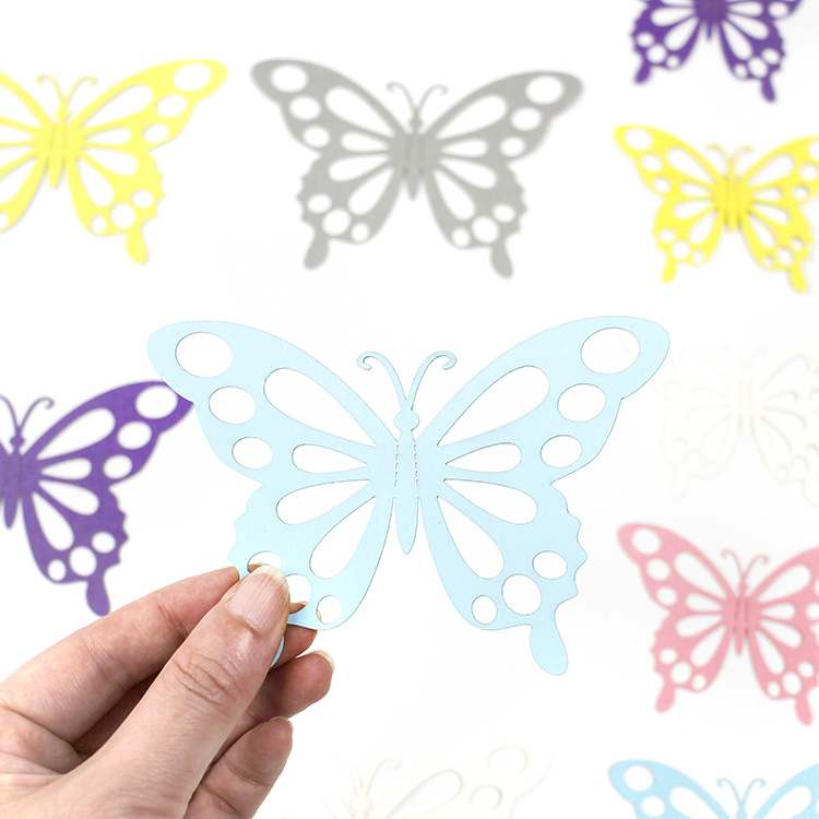 Party Decoration 3D Colourful Butterfly Home Living Room Wall Decoration Creative 12 Butterfly Stickers