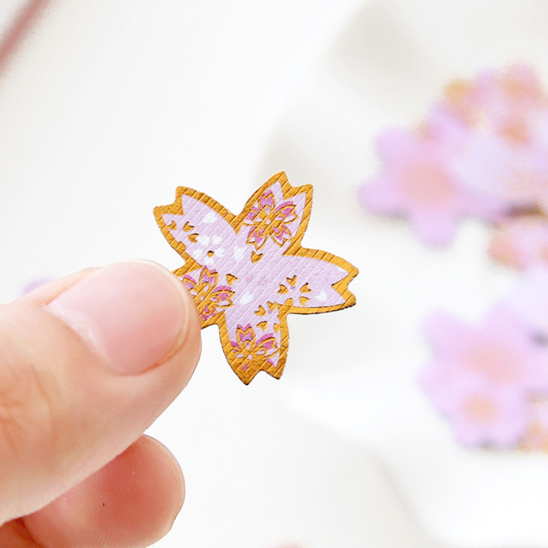 Colorful Small Hot Sale Dazzle Colored Skin 3D Flower Sticker