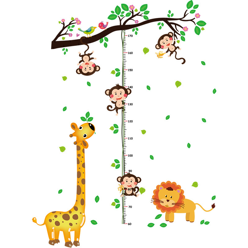 Animal Decoration Sticker Wall Art Stickers Decoration Giraffe Decor Kids