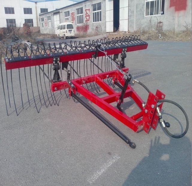 agricultural machinery 20-40HP four wheel Tractor three point mounted small mini hay rake machine