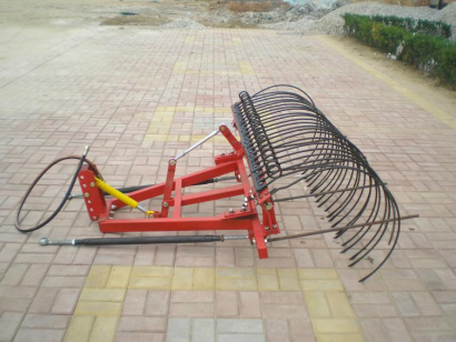 agricultural machinery 20-40HP four wheel Tractor three point mounted small mini hay rake machine