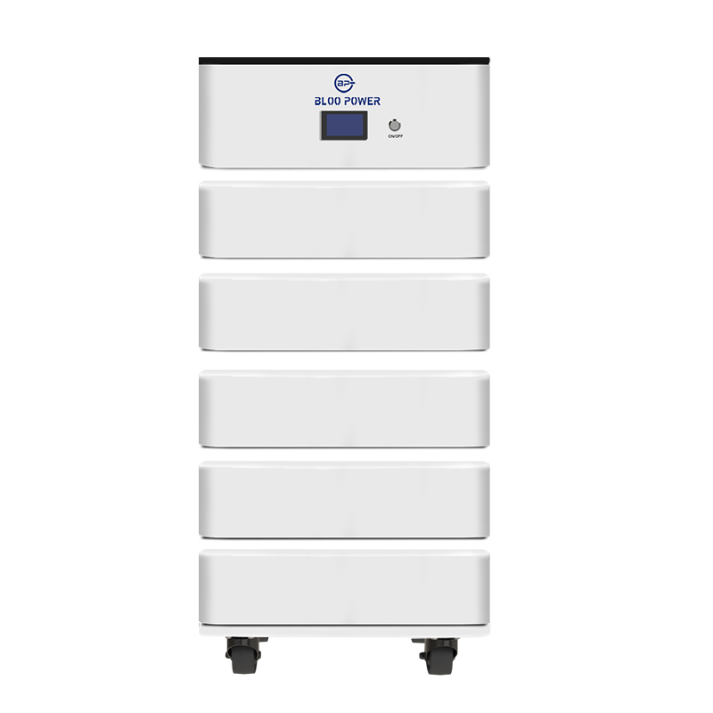 Bloo Power 500AH 48V 10 kw 15 kw 20 kw 25 kw off grid hybrid Lithium LiFePo4 Energy storage Stackable Battery management system