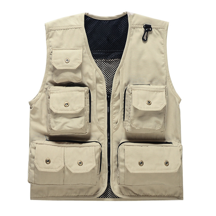 Wholesale Multifunctional Fishing Vest Work Wear Uniform Clothes Work Vest