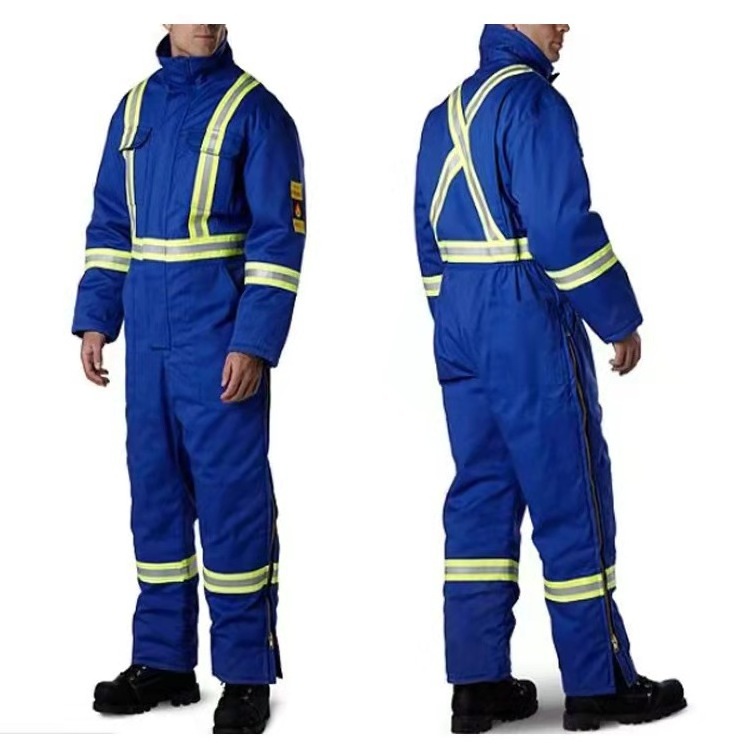 Customized High Quality Work Overall Construction Workers Reflective Jumpsuit Working Clothes Reflective Safety Clothing