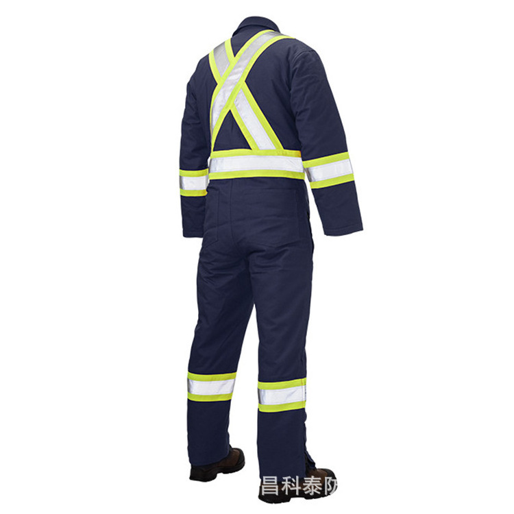 Customized High Quality Work Overall Construction Workers Reflective Jumpsuit Working Clothes Reflective Safety Clothing