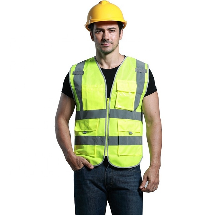 Wholesale Security with Reflective Tape  Vest