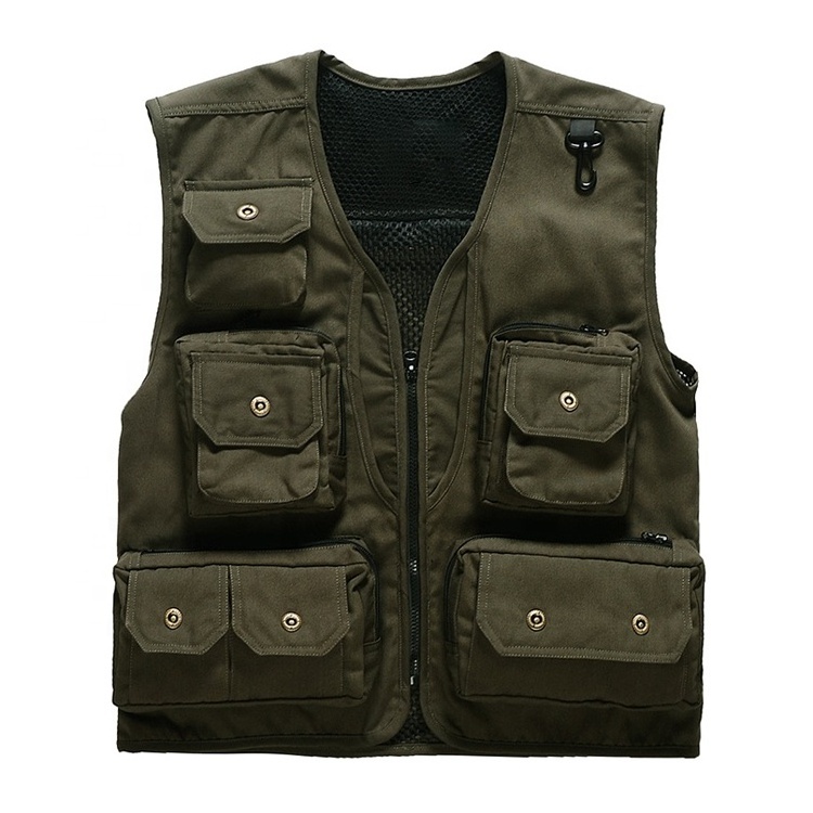 Wholesale Multifunctional Fishing Vest Work Wear Uniform Clothes Work Vest