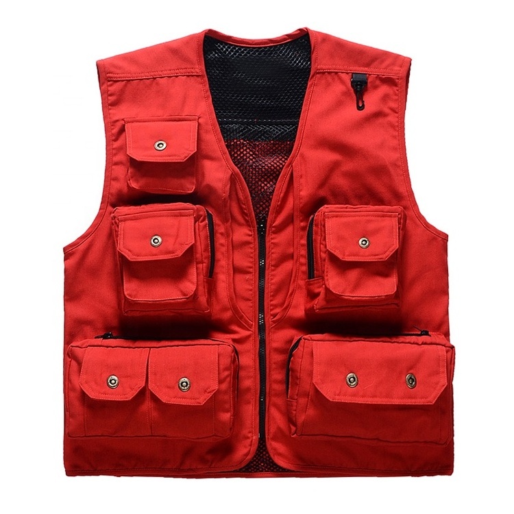 Wholesale Multifunctional Fishing Vest Work Wear Uniform Clothes Work Vest