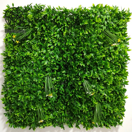 Artificial foliage moss leaf green wall panel for gardens swimming pools and terraces