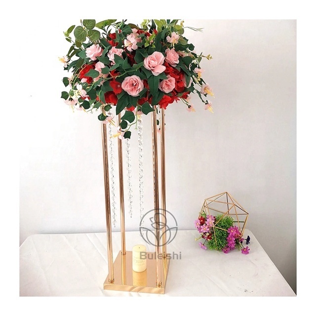 Wedding Centerpieces Table Decorations Flower Stand Tall Gold Vase for wedding centerpieces