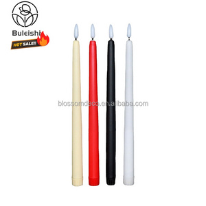 Flameless Taper Candles Remote 11 inches Ivory Taper Candles Battery Operated LED Candle with Flickering Flame