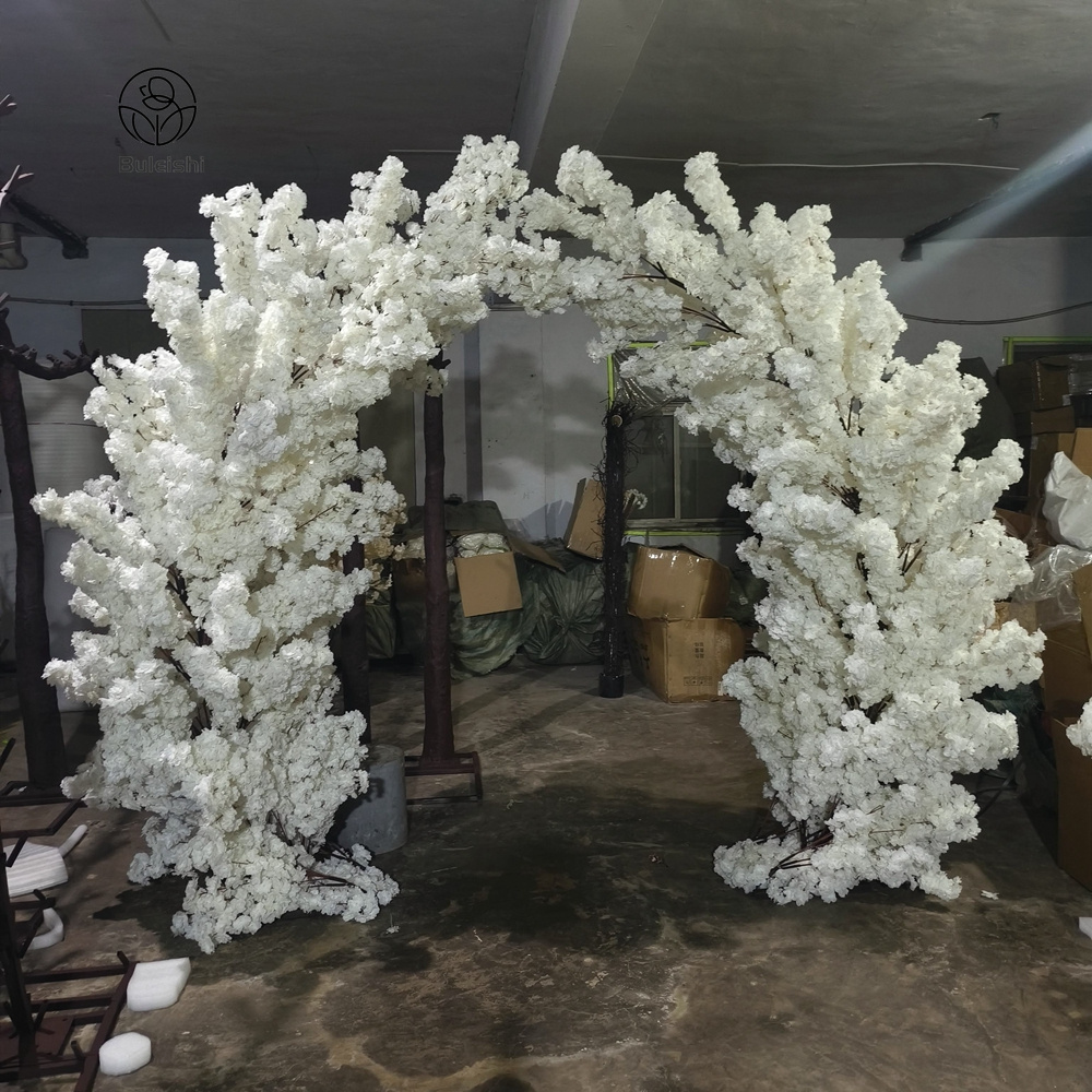 Indoor Outdoor Decor Small Big Faux Sakura Table Tree White Large Arch Artificial Cherry Blossom Flower Tree For Wedding Decor