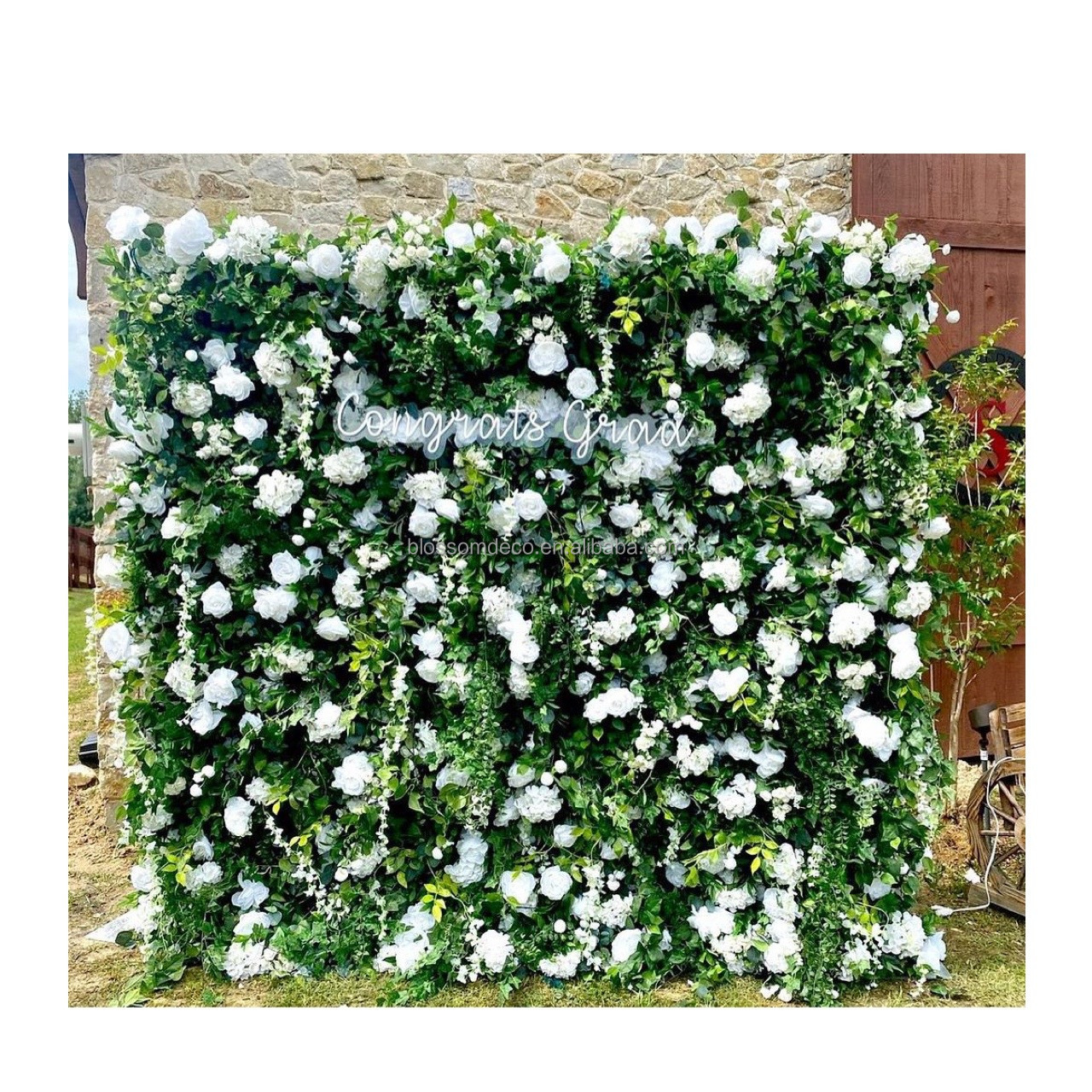 artificial pink hydrangea rose wall silk flower wall backdrop wedding artificial wall for decoration panel