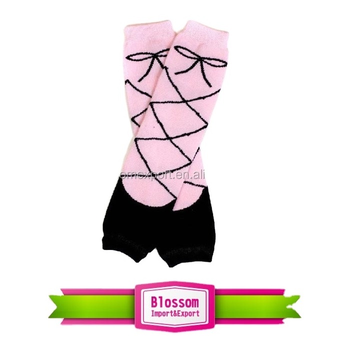 Hot Sale !! Cotton Warm Baby leggings Wholesale pink ballet Leg Warmers Ballet dance soft Leg Warmers in Newborn and One Siz