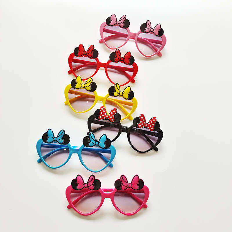 Wholesale Little Girls Sunglasses Mouse Ear Baby Sunglasses Love Heart Shaped Minnie Sunglasses