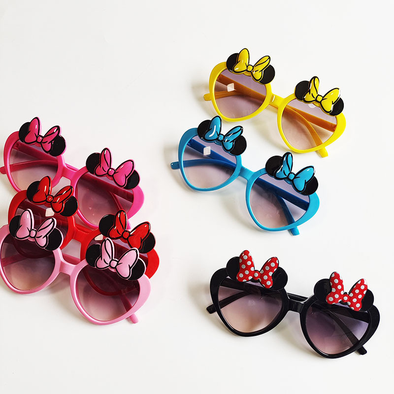 Wholesale Little Girls Sunglasses Mouse Ear Baby Sunglasses Love Heart Shaped Minnie Sunglasses