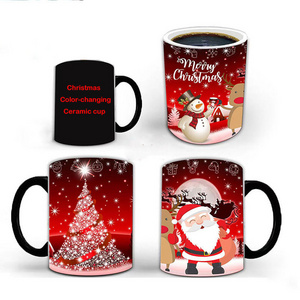 Christmas Gift Christmas tree Snowman Santa Claus Ceramic Color Change Mug