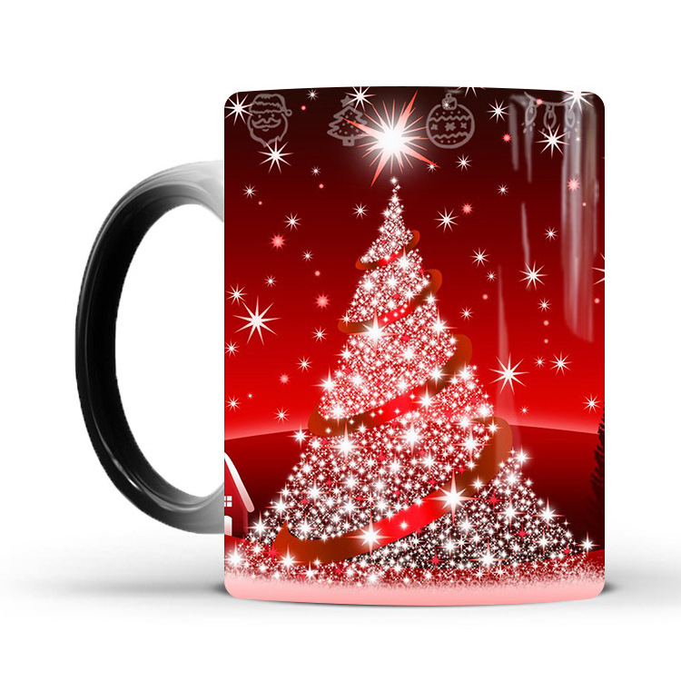 Christmas Gift Christmas tree Snowman Santa Claus Ceramic Color Change Mug