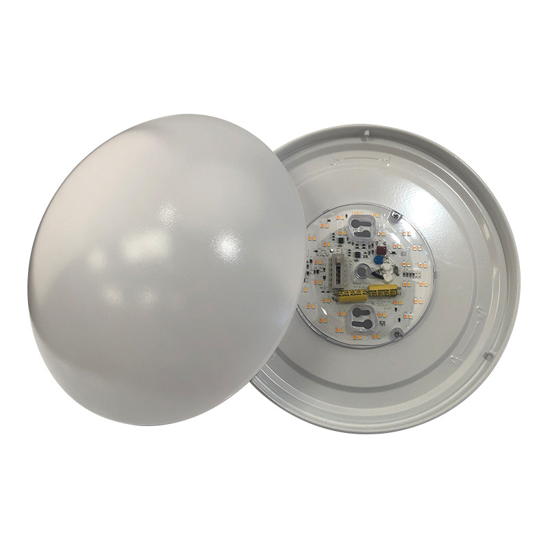 11 INCH ETL FLUSH MOUNT LOW PROFILE DIMMABLE ROUND CEILING LIGHT FIXTURE FOR DAMP LOCATION