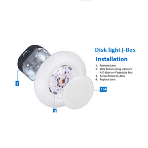 10Watt Recessed Led Mini Downlight 2700-5700K Color Panel Light Low Profile Wafer Triac Dimmable Led DOB