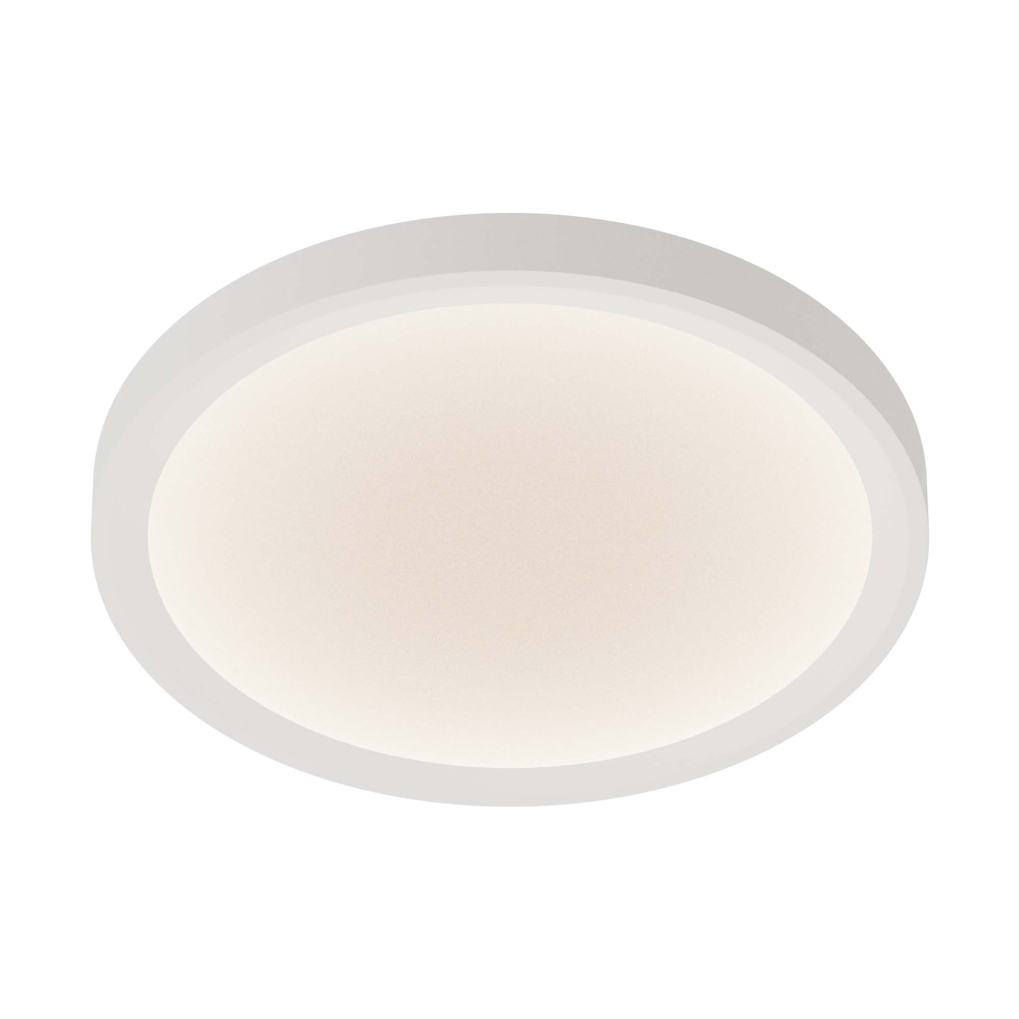 LED 7 Inch Field Selectable 5CCT Slimform LED Surface Mount Disc Light Flat Round Panel Ceiling Light Wet Rated ETL