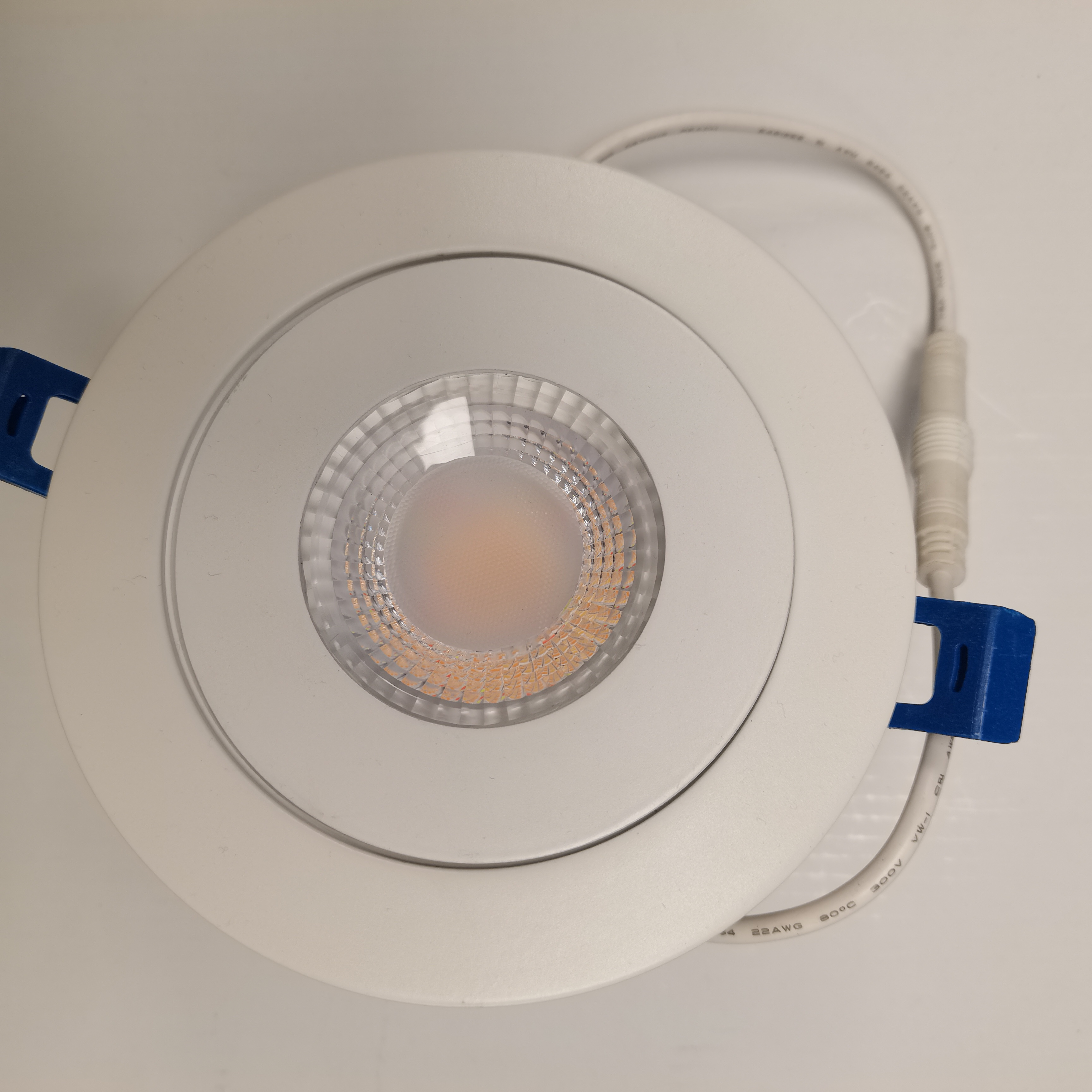 LED Canless Led Recessed Light 3.5 inch Eyeball Retrofit Gimbal IC Rated Angled Dimmable Directional Light