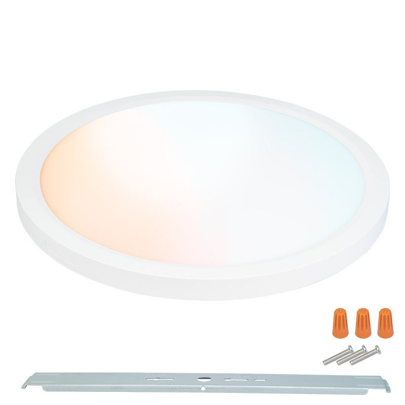 5CCT ETL 30W 2400LM 1 light flush mount ceiling light 16 inch bathroom fixtures led canister lights for ceiling