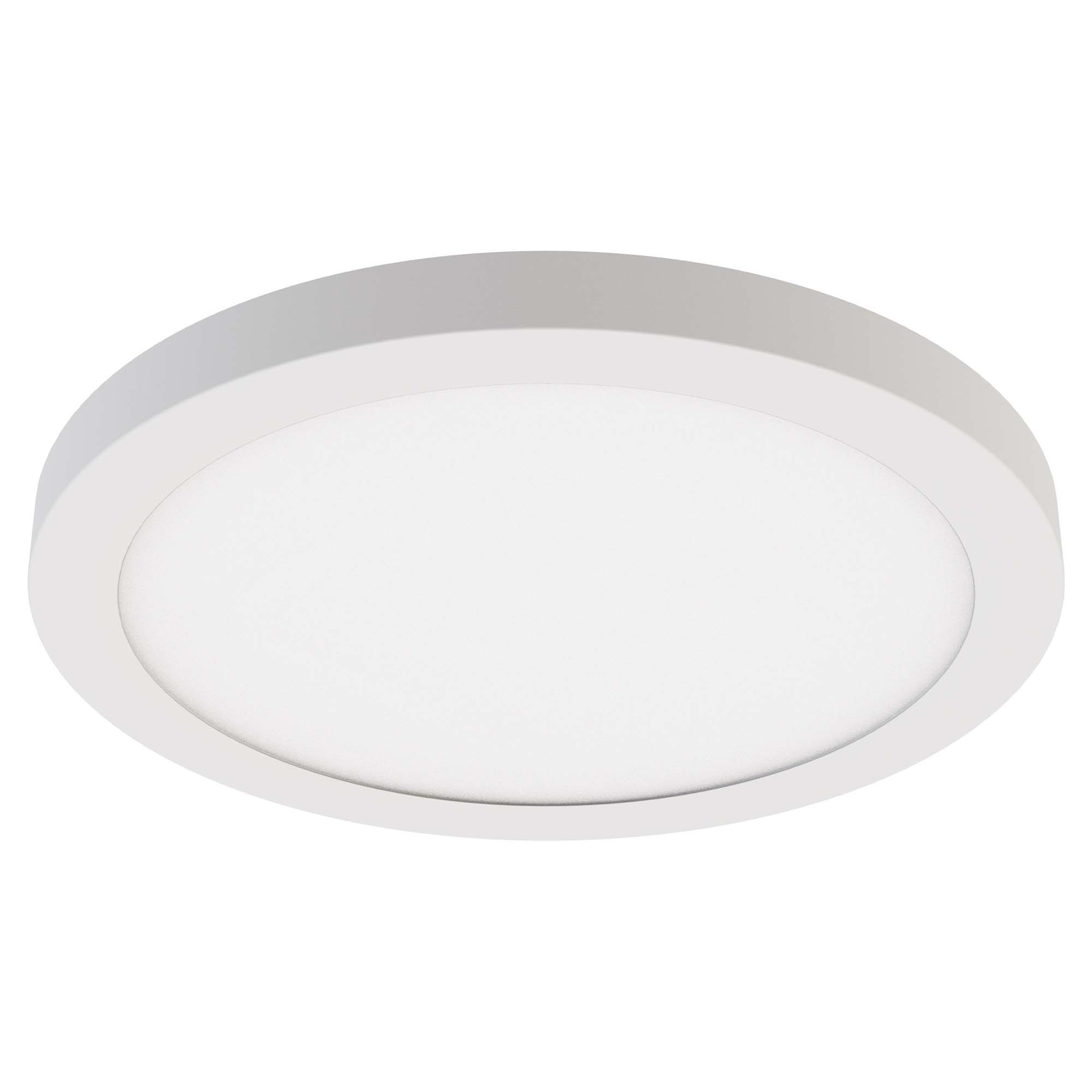 12 inch Wet Location Rated Low Profile Flush Mount Ceiling Light 2000LM Round LED Edgelite Low Glared Slim Surface Mount light