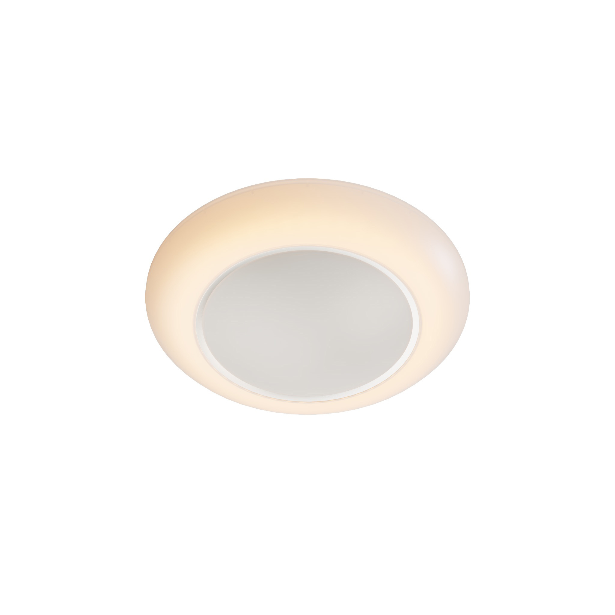 LED 6 inch 15W LED Recessed Flush Mount Round Ultra Thin Disk Light Dimmable with Night Light, Wet Location ETL Rated