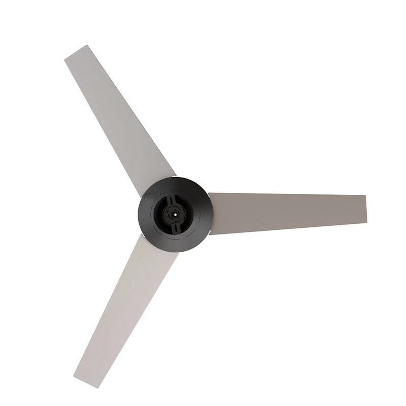 52 Inch Black Modern Ceiling Fan with Light 3 Blades and Remote Control, Multi Speed Noiseless Reversible AC Motor ETL