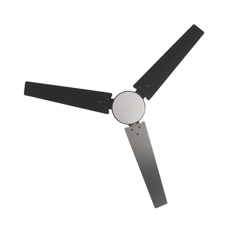 52 inch Black Modern Ceiling Fans with Lights and Remote Control, Reversible AC Motor, Multi Speed Reversible Fan Motor